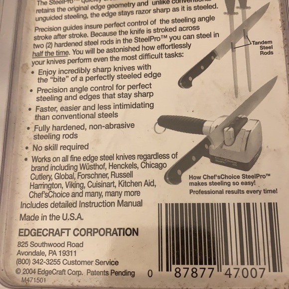 2/$20.  Chef”s Choice Steel Pro - Picture 6 of 6